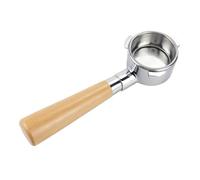 Cesta De Filtro De Repuesto Con Mango Desnudo, Accesorios De Barista, Herramientas De Café, Compatible Con Breville Sage 870878880, Portafiltro Sin Fondo De 54mm.(54mm Beech)