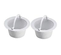 Cesta de filtro de skimmer con mango de colgador para piscina al aire libre, herramienta de limpieza de agua, suministros de filtro, skimmer de tierra