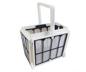 Cesta de filtro ultrafina para limpiadores robóticos de piscinas Dolphin, paquete de 1, construcción de plástico ABS, filtración eficiente de arena y desechos, diseño que no se deforma, mantenimiento