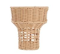 Cesta de flores de helado, soporte decorativo para ramo, cesta tejida para centros de mesa, elegante arreglo floral, cubo para excursiones familiares