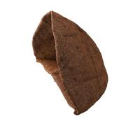 Cesta de flores redonda de coco hecha de fibra de coco natural para una fácil jardinería (16 pulgadas)