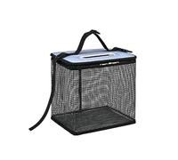 Cesta de flotante, plegable, portátil, red de, de secado rápido, con revestimiento de goma, jaula para cebo, red flotante compacta para kayak, barco y camping - Vivero portátil para