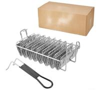Cesta de freír profunda de acero inoxidable diseñada para la formación de cáscara de taco estilo V con estructura y acabado liso