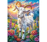 Cesta de frutas en la pradera de flores Puzzles 300 Piezas Obra De Arte Decorativa Premium Cuento de hadas mágico de animales Rompecabezas Familiar Para Adultos DIY Creativo Aliviar Estrés Portátil 30