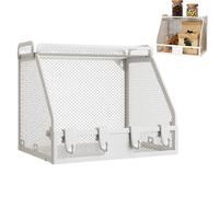 Cesta de frutas Monte de pared, cesta de almacenamiento montada en la pared - Soporte de organizador de alambre apilable para vegetales | Cestas de torre de baño para el hogar para cosméticos, artícul