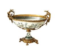 Cesta de frutas y verduras para encimera, cuenco de cerámica para frutas, estilo chino, retro, decoración creativa, plato de frutas, decoración del hogar, sala de estar, plato de frutas de porcelana