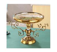 Cesta de frutas y verduras para encimera, plato de frutas, estilo chino, retro, grande, decoración de cristal, plato de frutas, hogar, sala de estar, comedor, decoración de mesa de frutas, cuenco de