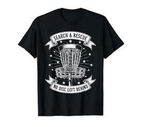 Cesta de Golf de búsqueda y Rescate sin Disco Que quede atrás Camiseta