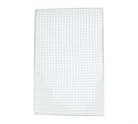 Cesta de hierro galvanizado para barbacoa, pescado, carne, verduras, estante de alambre resistente a la corrosión para acampar al aire libre, picnic, 50 x 38 cm