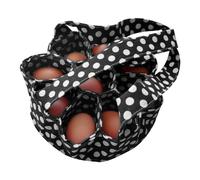 Cesta de huevos de gallina | Cesta de huevos con 9 bolsas | Contenedor portátil de almacenamiento fresco, organizador de bolsas de huevos para gallina, huevos de pato, granjas familiares de jardín