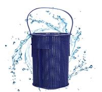 Cesta de la bomba de piscina: estructura de ABS resistente, filtro de escombros compacto, protección resistente al agua, diseño fácil de manejar | Ideal para el mantenimiento de la piscina, la re
