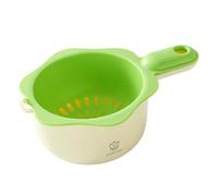 Cesta de lavado, cuenco giratorio para lavado de frutas, tamiz de doble capa, colador de frutas, colador y colador con mango para, frutas, frijoles, huevos