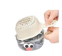 Cesta de lavado de superficies de fácil limpieza para productos que ofrece mango ergonómico y cesta de frutas de e preparación rápida