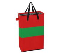 Cesta de lavandería con asas, cesta de lavandería independiente para adolescentes y niñas, para universidad, bandera de Guinea Ecuatorial