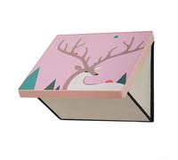 Cesta de lavandería montada en la pared para almacenamiento compacto en dormitorio o baño, plegable e impermeable para mayor utilidad (rosa)