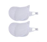 Cesta de lavandería plegable de malla colgante para organización del hogar, ahorro de espacio, montaje en pared o puerta, tela transpirable, paquete de 2 (colgante de pared)