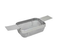 Cesta de limpieza ultrasónica de malla extrafina de acero inoxidable de 5 x 4 x 3 pulgadas, soporte de piezas pequeñas, ajuste universal para máquinas de limpieza ultrasónica