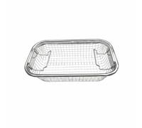 Cesta de limpieza ultrasónica para piezas de reloj, cesta de acero inoxidable de malla fina, talla única, Madera de agar