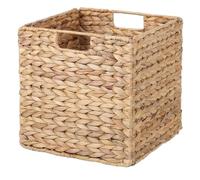 Cesta De Mimbre Para Libros 1 Uds. Cesta de almacenamiento, cestas tejidas a mano jacinto agua, cómodas cuadradas mimbre, contenedores en forma cubo