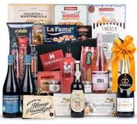 Cesta de Navidad 2026 con Paleta Gran Reserva 4,5kg, Vinos y Más - Lote 302 | Lote Regalo Gourmet con Paleta Izquierdo, Ibéricos de Bellota, Turrones y Dulces Navideños · Tarjeta Personalizada Incluida
