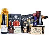 Cesta de Navidad con Jamón 2024 · Lote de Regalo Paleta Selección Gourmet y Tarjeta Personalizable con opción de Logotipo o Imagen · Lote Regalo Corporativo, Familiar o Personal (LOTE A403)