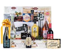 Cesta de Navidad con Jamón Gourmet 2025 (Lote 300) · Con Paleta Serrana, Vino, Cava Brut, Vermouth, Dulces y Ibéricos · Incluye Tarjeta Personalizable · Regalo Corporativo, Familiar o Personal Ideal
