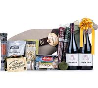 Cesta de Navidad con Jamón Gourmet 2025 (Lote 402) · Con Paleta Gran Reserva, Vinos Rioja, Ibéricos, Queso y Más · Incluye Tarjeta Personalizable · Regalo Corporativo, Familiar o Personal Ideal