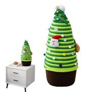 Cesta de Navidad - Contenedores organizadores para caramelos | Cesta de almacenamiento de Navidad de cuerda de algodón | para toallas, pañales, juguetes para mascotas, hogar y uffic