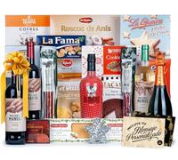 Cesta de Navidad Gourmet 2024 con Selección especial Navidad y Tarjeta Personalizable con opción de Logotipo o Imagen · Lote Navidad como Regalo Corporativo, Familiar o Personal (LOTE A208)