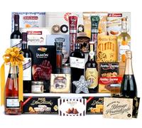 Cesta de Navidad Gourmet 2024 con Selección especial Navidad y Tarjeta Personalizable con opción de Logotipo o Imagen · Lote Navidad como Regalo Corporativo, Familiar o Personal (LOTE A218)