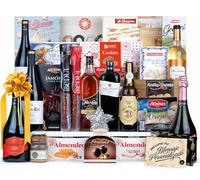 Cesta de Navidad Gourmet 2024 con Selección especial Navidad y Tarjeta Personalizable con opción de Logotipo o Imagen · Lote Navidad como Regalo Corporativo, Familiar o Personal (LOTE A219)