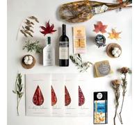 Cesta de Navidad Gourmet Aperitivo | Cesta Regalo Delicatessen | Ibéricos | Paté de Perdíz | Aceite de Oliva | Vino Tinto | Sticks (Con Paleta)