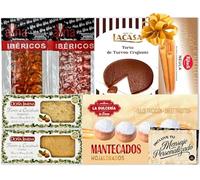 Cesta de Navidad Gourmet Sin Alcohol Cía&Co 2025 (Lote 100) · Ibéricos Bellota, Turrones y Dulces Clásicos Tradicionales · Tarjeta con Mensaje Personalizable · Regalo Personal para Empresas y Familias