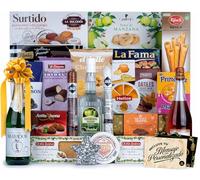 Cesta de Navidad Sin Alcohol · Lote de Regalo Sin Grasa Porcina Selección Gourmet 2024 y Tarjeta Personalizable con opción de Logotipo o Imagen · Lote Regalo Familiar o Personal (LOTE A211)