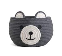 Cesta de oso CherryNow, cesta de cuerda de algodón