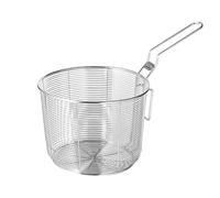 Cesta de Papas Grande - Acero Inoxidable 304 | Cesta Freidora para Papas Fritas, Alitas de Pollo, Aros de | Mango Resistente al Calor, Multiusos, Colador para Pasta