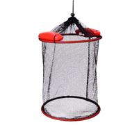 Cesta de para peces capturados - Jaula flotante plegable, red de soporte de peces de secado rápido | Red de captura viva duradera para mantener a los peces en río, lago, barco, muelle de