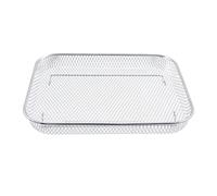 Cesta de parrilla de acero inoxidable, cesta de malla antiadherente, bandeja de aire, rejilla de alambre para horno, kit de accesorios de aire