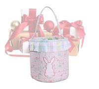 Cesta de Pascua Bolsa de Tela de Conejito