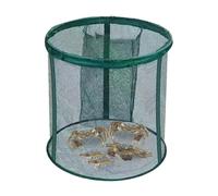 Cesta de pesca flotante - Jaula de almacenamiento para red de peces plegable, cesta de peces flotante portátil | Trampa para peces vivos Versátil, malla de nailon de secado rápido, gran capacidad P