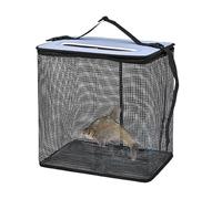 Cesta De Pesca para Peces Capturados | Cubo De Pesca Plegable | Contenedor Rejilla De Secado Rápido Portátil Impermeable para Acampar Parrilladas Bote Cangrejos Kayak En Kayak Orilla Mar
