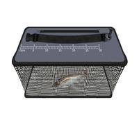 Cesta de Pescado para Peces cautivos - Cestas de Pescado para Peces, Jaula de Red de portátil y rápida, de Secado fácil, Cuadrada para | Multiusos al Aire Libre para Interiores