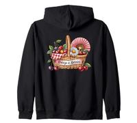Cesta de picnic estética Breeze & Berries Sudadera con Capucha