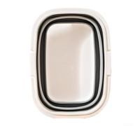 Cesta de picnic plegable con diseño portátil para actividades al aire libre, camping, para uso en cocina y tareas domésticas, ahorro de espacio y construcción para un almacenamiento cómodo (gris)