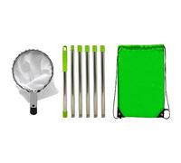 Cesta de recolección de frutas - Recolector de frutas de metal con barra telescópica extensible,Recolector de fruta Mango antideslizante Portátil de gran altitud para Olcana