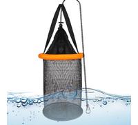 Cesta De Red para Pescado Capturado | Canasta Plegable para Pescado Capturado | Jaula De Almacenamiento Multiusos para Capturas Vivas Padre E Hijo Abuelo Tío Familia Amigos