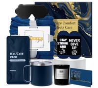 Cesta de regalo Get Well Soonman, paquete de cuidado para hombres, regalos para sentirse bien pronto, embalaje frío caliente, después de la cirugía, regalos para el cáncer, cesta de regalo de