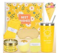 Cesta de regalo para mujeres: regalos de cumpleaños personalizados para esposa y novia, regalos pensativos, rituales cercanos para la mejor hermana, profesora y novia, regalos de aniversario para