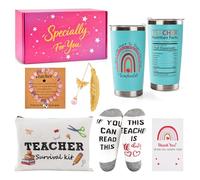 Cesta de regalo personalizada para profesores, el mejor regalo de agradecimiento para mujeres educadoras, regalo de agradecimiento para cumpleaños, jubilación, Navidad, fin de año (verde)