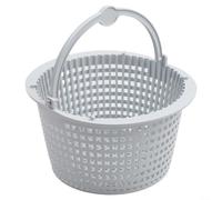Cesta de repuesto para Hayward SPX1091C WB736660, filtro colector de desechos de piscina de plástico blanco con asa, para jaula de red de trampa de hojas para piscinas enterradas y sobre el suelo